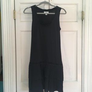 Ann Taylor dark blue sleeveless dress